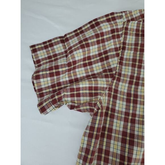 Tommy Jeans Mens Button Up Shirt Multicolor Size XL 100% Cotton Short Sleeve - Picture 10 of 12